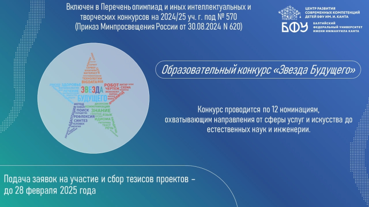 Конкурс «Звезда Будущего 2025».